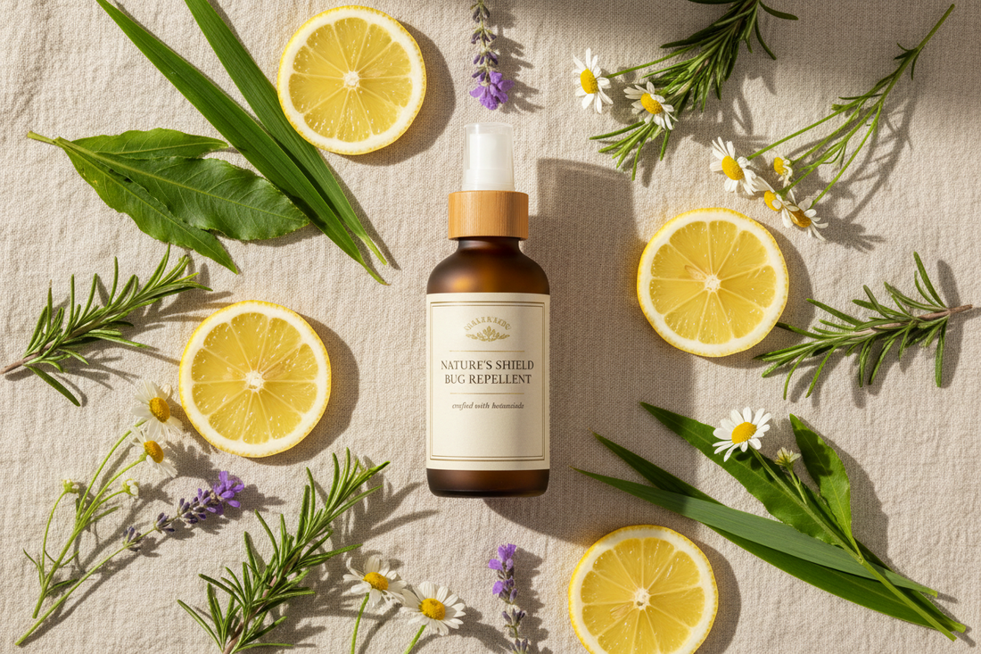 Natural DEET-free bug repellent sprays with plant-based ingredients – safe mosquito and tick protection for the whole family