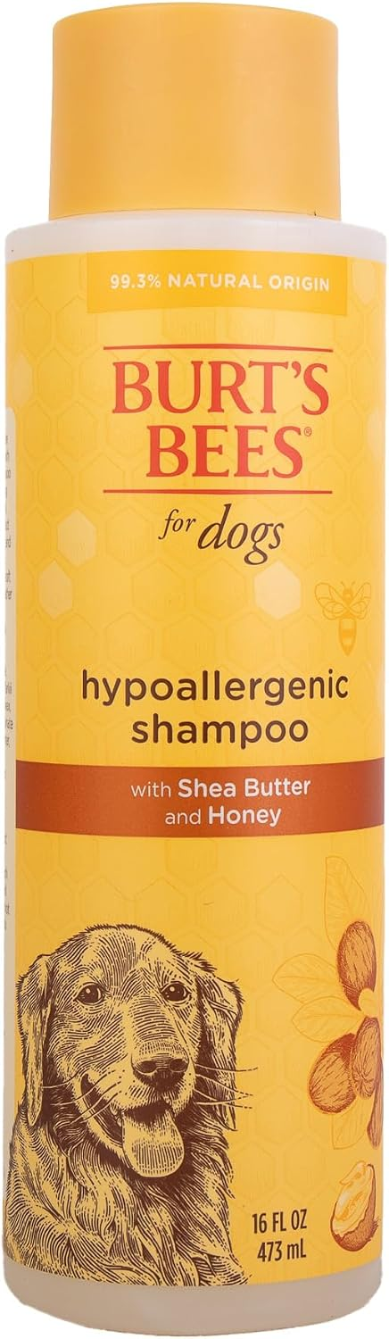 Burt's Bees Hypoallergenic Dog Shampoo with shea butter and honey for sensitive skin
