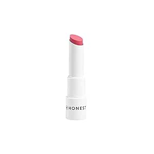 Honest Beauty Moisturizing Vegan Tinted Lip Balm in Summer Melon — paraben-free, cruelty-free tinted lip balm for tweens and teens on white background