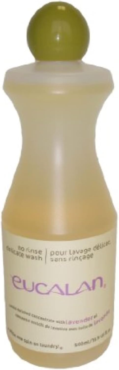 Eucalan No Rinse Delicate Wash Lavender 16.9oz bottle — lanolin-enriched biodegradable wool and fine fabric care