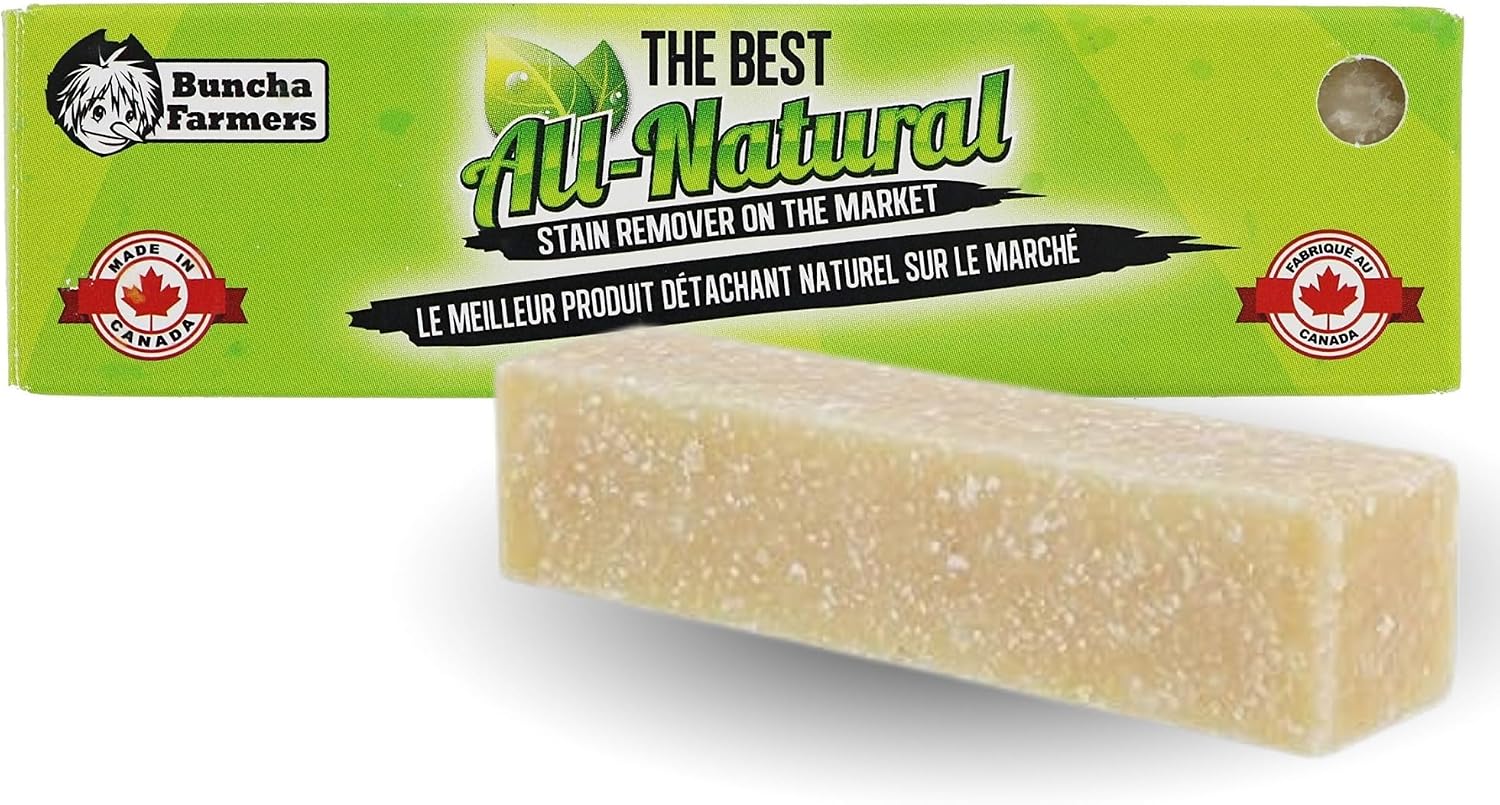 Bar of soap with 'Bancha Farmers' packaging on a white background